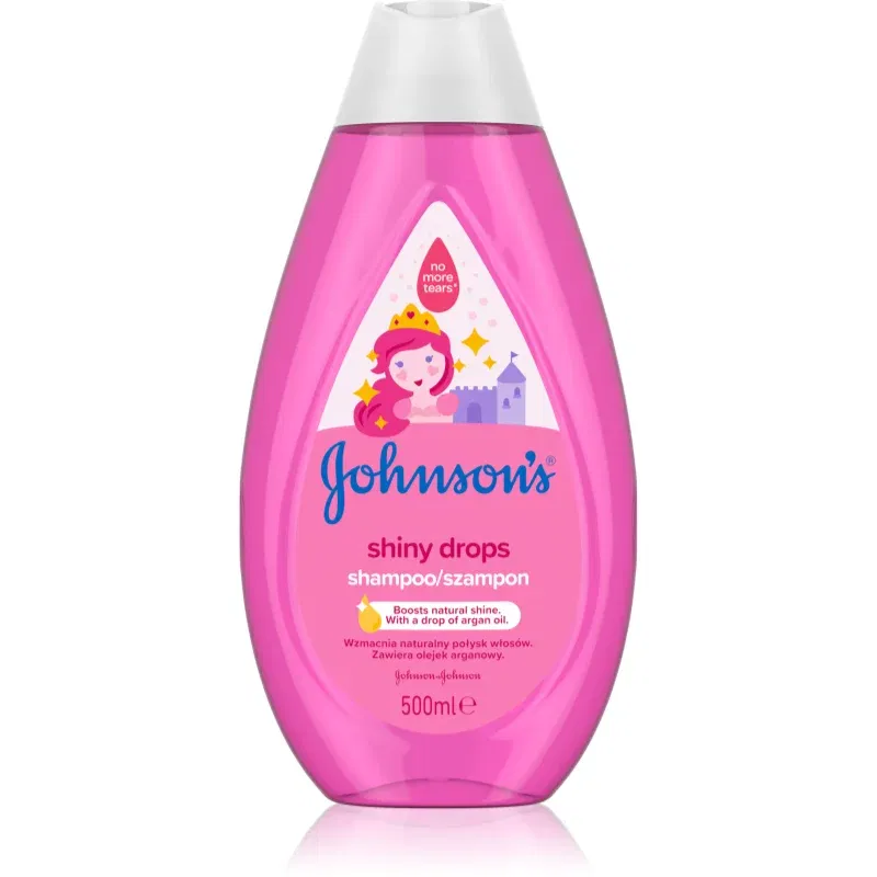 Johnson's® Shiny Drops sampon delicat pentru copii 500 ml