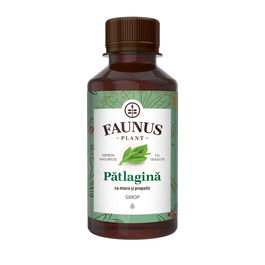 Sirop pentru tuse de Patlagina cu miere si propolis, 200ml, Faunus Plant