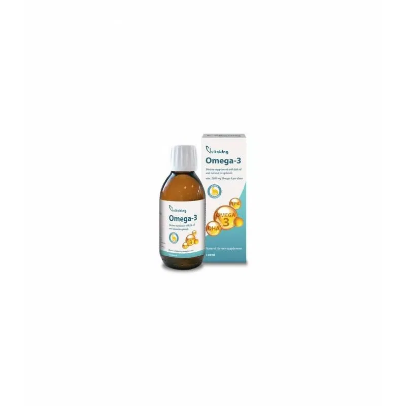 Omega 3, ulei de peste cu gust de lamaie cu tocoferoli naturali
