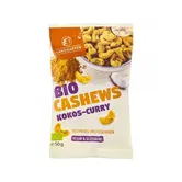 Caju cu cocos - curry, fara gluten, eco-bio, 50g - Landgarten