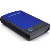 HDD Extern Transcend 25H3B, 2.5 inch, 1TB, USB 3.0, Protectie la soc (Negru/Albastru)