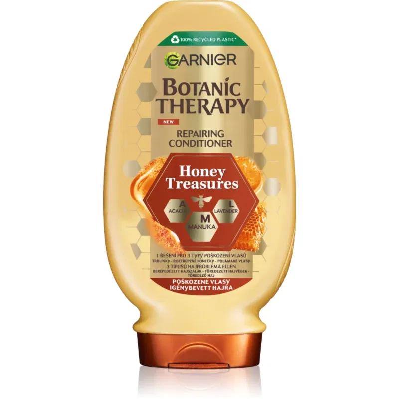 Garnier Botanic Therapy Honey & Propolis balsam regenerator pentru par deteriorat fără parabeni 200 ml
