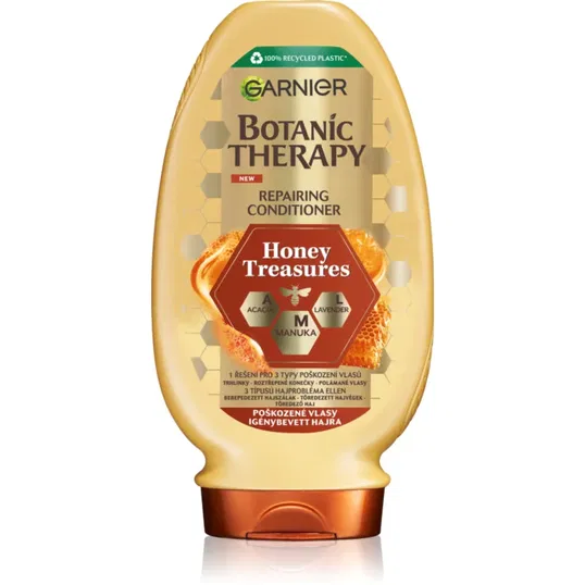 Garnier Botanic Therapy Honey & Propolis balsam regenerator pentru par deteriorat fără parabeni 200 ml