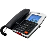 Telefon Fix MaxCom KXT709 (Negru/Argintiu)