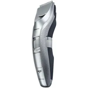 Trimmer pentru barba si par corporal Panasonic ER-GC71-S503, 39 de trepte de ajustare intre 1 si 20 cm, Argintiu