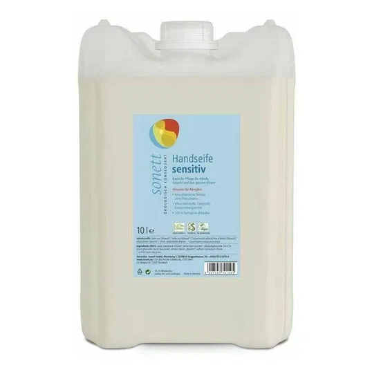 Sapun lichid - gel de dus ecologic SENSITIVE 10L - Sonett