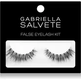 Gabriella Salvete False Eyelash Kit gene false cu lipici tip Basic Black 1 buc