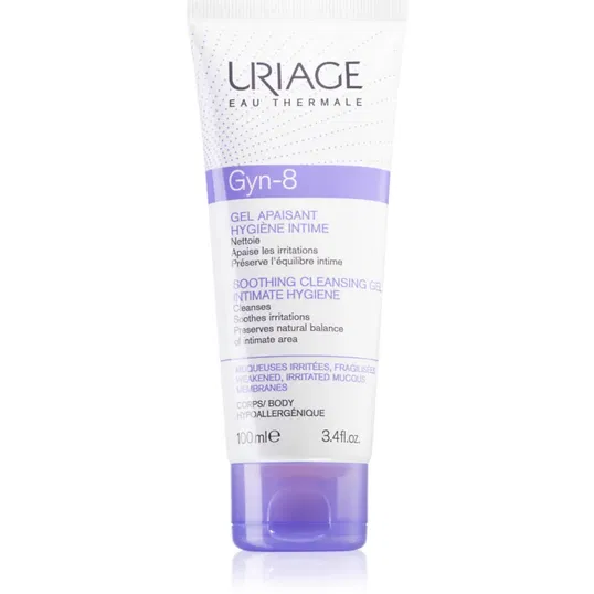 Uriage Gyn-Phy Gyn-8 Soothing Cleansing Gel Intimate Hygiene gel pentru igiena intima pentru piele iritata 100 ml