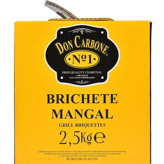 Brichete mangal gratar Don Carbone, mangal, cutie carton, 2,5 kg