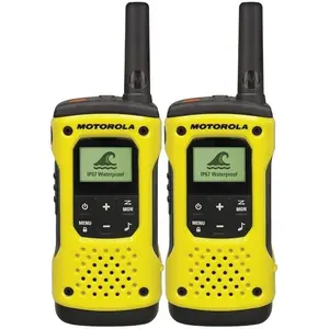 Statie Radio Motorola T92 H2O, rezistenta la apa, set cu 2 bucati (Galben)