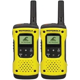Statie Radio Motorola T92 H2O, rezistenta la apa, set cu 2 bucati (Galben)