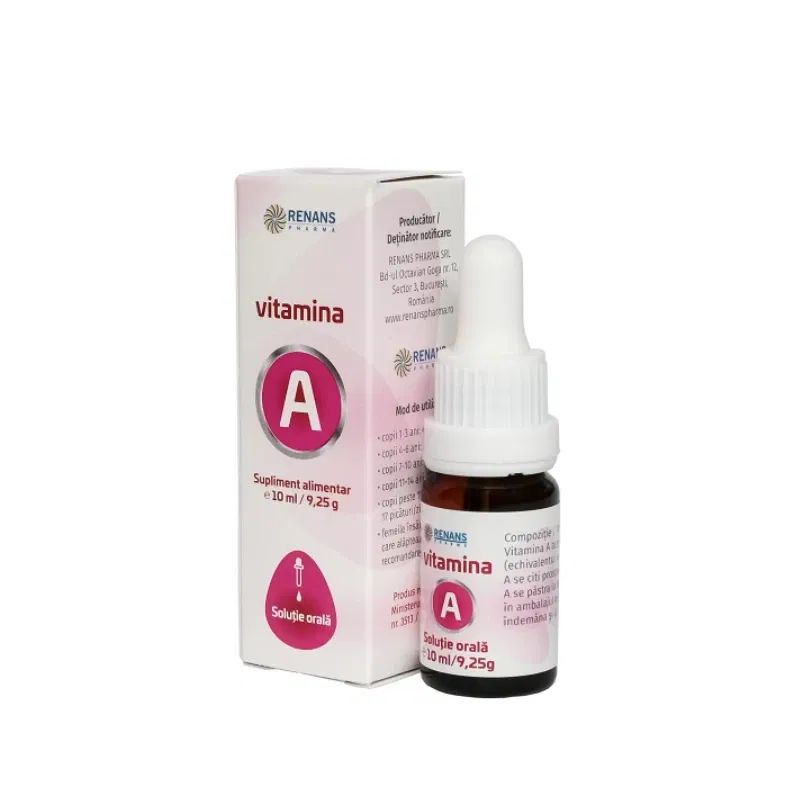 Vitamina A solutie orala, 10ml - Renans