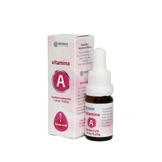 Vitamina A solutie orala, 10ml - Renans
