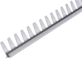 Profil pentru treapta din aluminiu indoibil Set Prod S91 cu latime 20 mm, argint, 2,5 m
