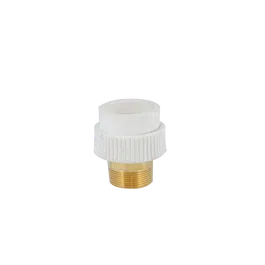 Mufa PPR 50 mm Supratherm, 1 1/2, filet exterior, alb