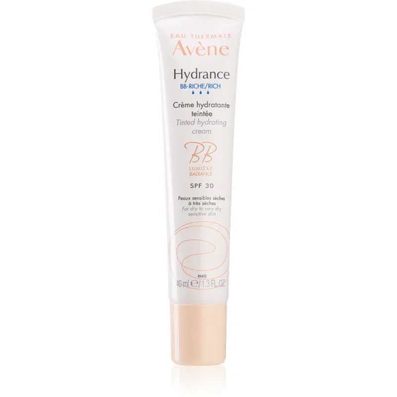 Avène Hydrance BB Rich Tinted Hydrating Cream crema hidratanta si tonifianta SPF 30 40 ml