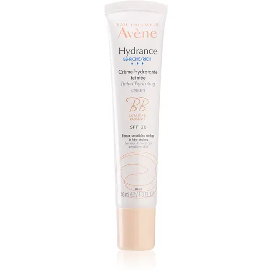Avène Hydrance BB Rich Tinted Hydrating Cream crema hidratanta si tonifianta SPF 30 40 ml