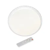 Plafoniera Cruz, metal, 1 x LED, 66 W, alb, 50 cm