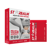 Plasturi cu efect de incalzire 8x12 cm, 4 bucati, Starbalm