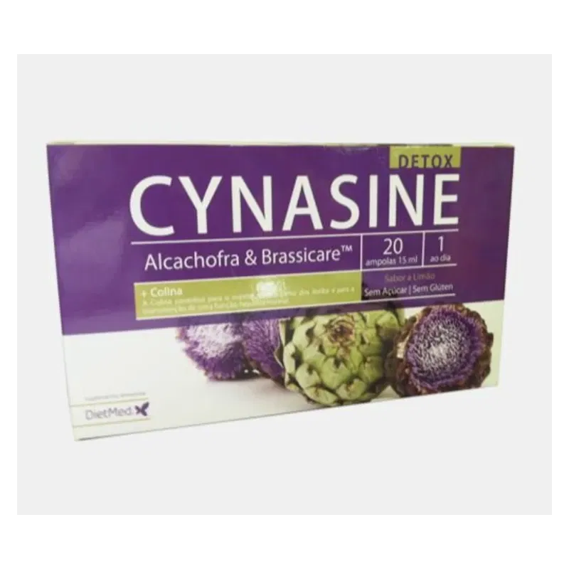 Cynasine Detox 20 fiole a 15ml, detoxifierea ficatului, Dietmed -