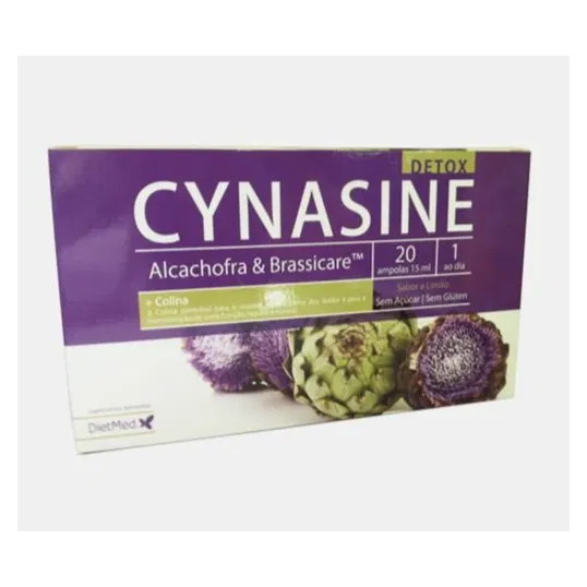 Cynasine Detox 20 fiole a 15ml, detoxifierea ficatului, Dietmed -