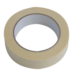 Banda mascare, crem, interior/exterior,rezistenta la 80°C, 30 mm