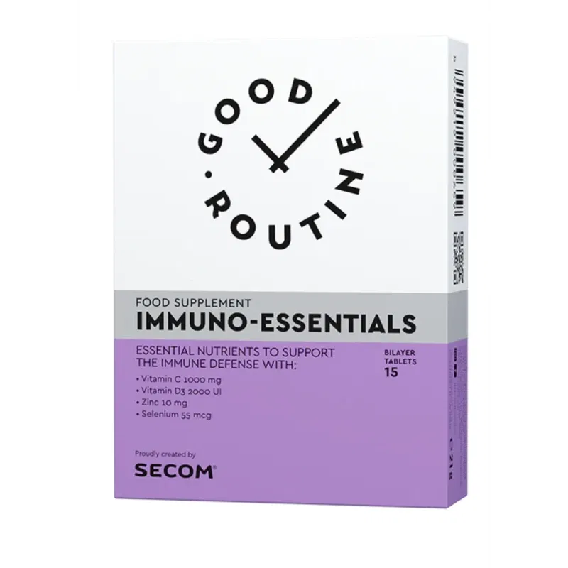 Immuno-Essentials 15 comp dublu-strat (Bi-layer), Good Routine by