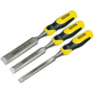 Set 3 dalti pentru lemn Stanley DynaGrip 2-16-883, 12/18/25 mm