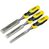 Set 3 dalti pentru lemn Stanley DynaGrip 2-16-883, 12/18/25 mm