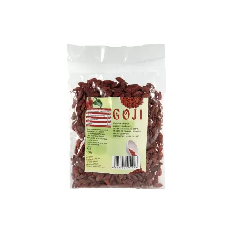 Goji, fructe uscate 100g, Deco