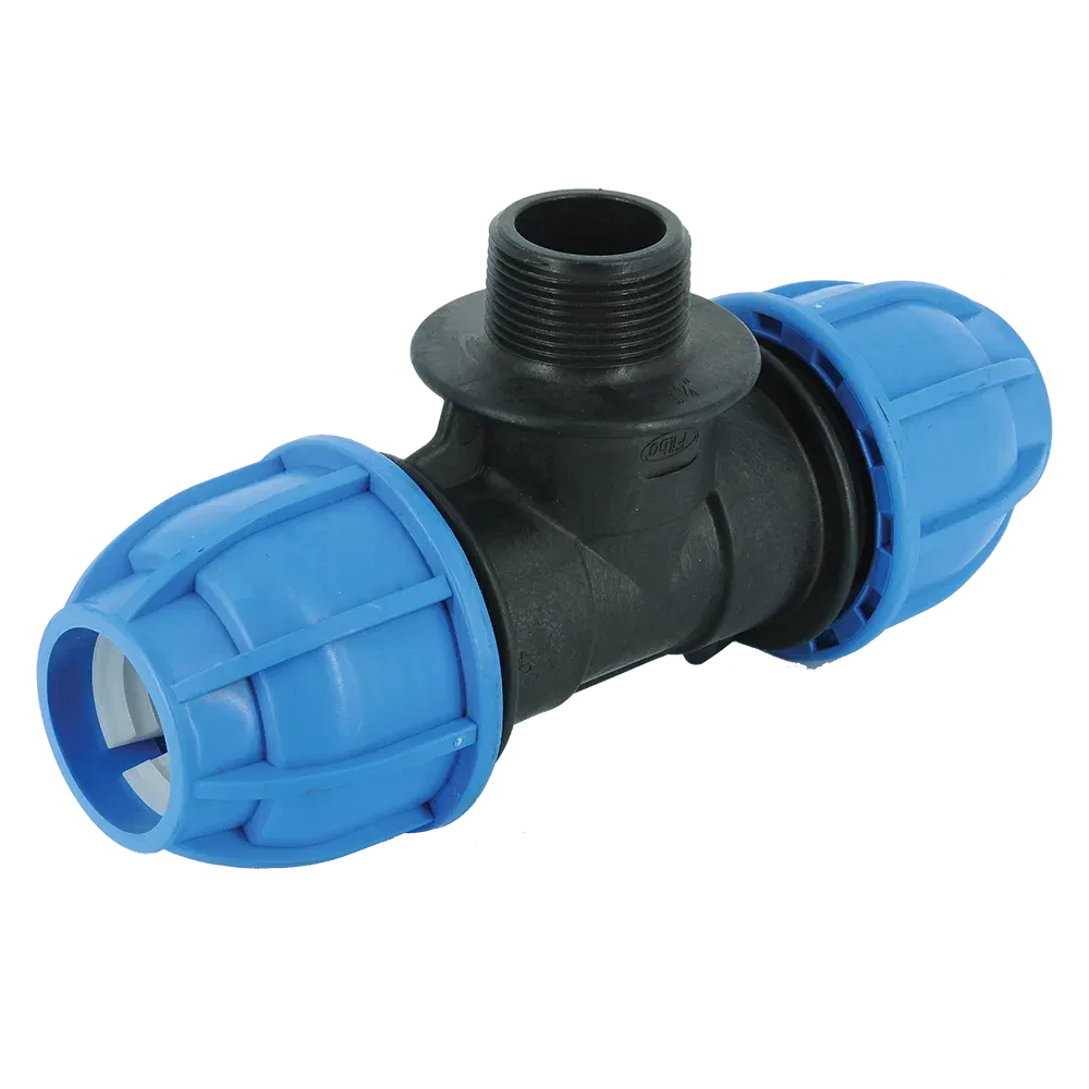 Teu rapid PE Filbo, filet exterior, 40 mm x 1-1/4 inch