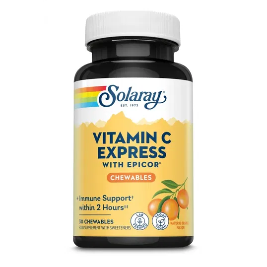 Vitamin C Express 30 tab masticabile, Solaray - SECOM