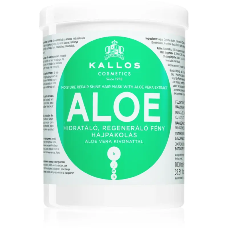 Kallos KJMN Professional Aloe masca hidratanta cu aloe vera 1000 ml