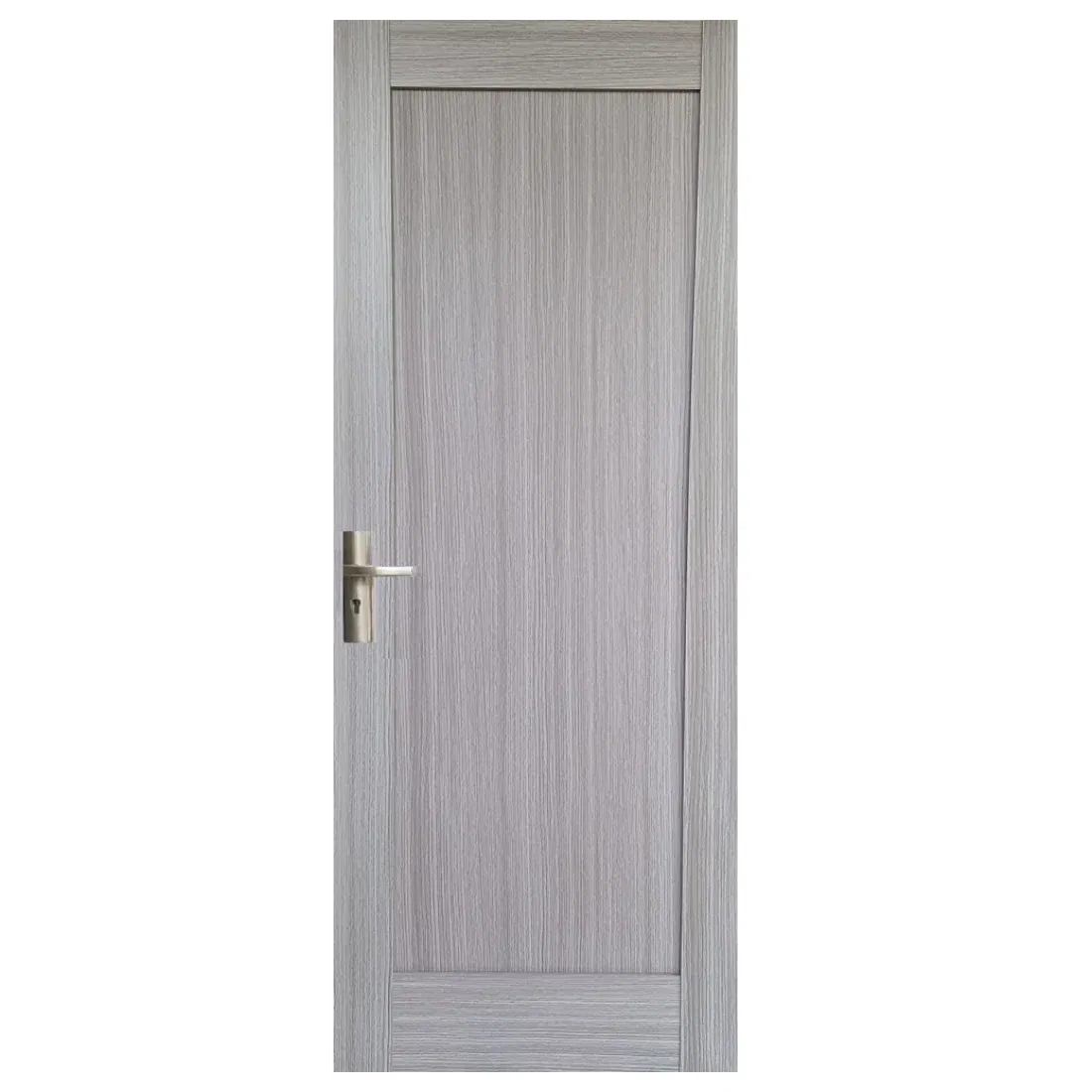 Usa interior plina Pamate U-84, reversibila, MDF, gri, toc 10 cm, 200 x 80 x 3.8 cm