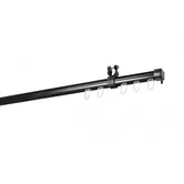 Sina perdea U, 130 cm, negru
