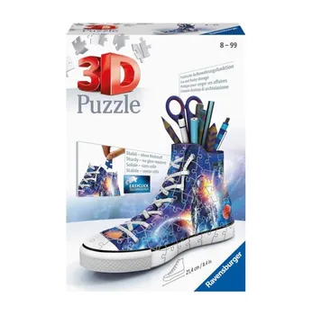 Puzzle 3D - Suport pixuri sneaker Astronaut, 108 piese