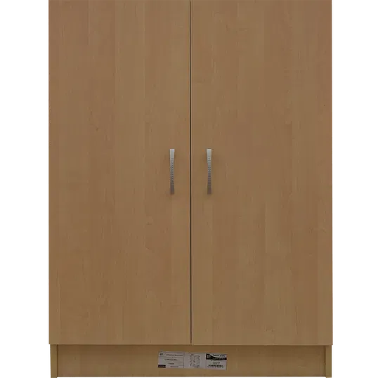 Dulap cu rafturi pal melaminat, 2 usi, mesteacan, 80 x 28 x 106 cm