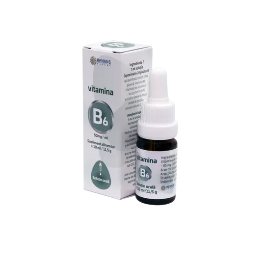 VITAMINA B6, solutie 50mg/ml, 10ml RENANS PHARMA