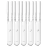 Kit Access Point Wireless Ubiquiti UAP-AC-M-5, 5 Bucati, Gigabit, Dual Band, 1167 Mbps, 2 Antene externe (Alb)