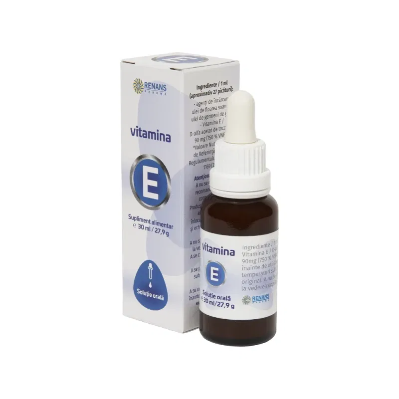 VITAMINA E, solutie 30ml, RENANS PHARMA