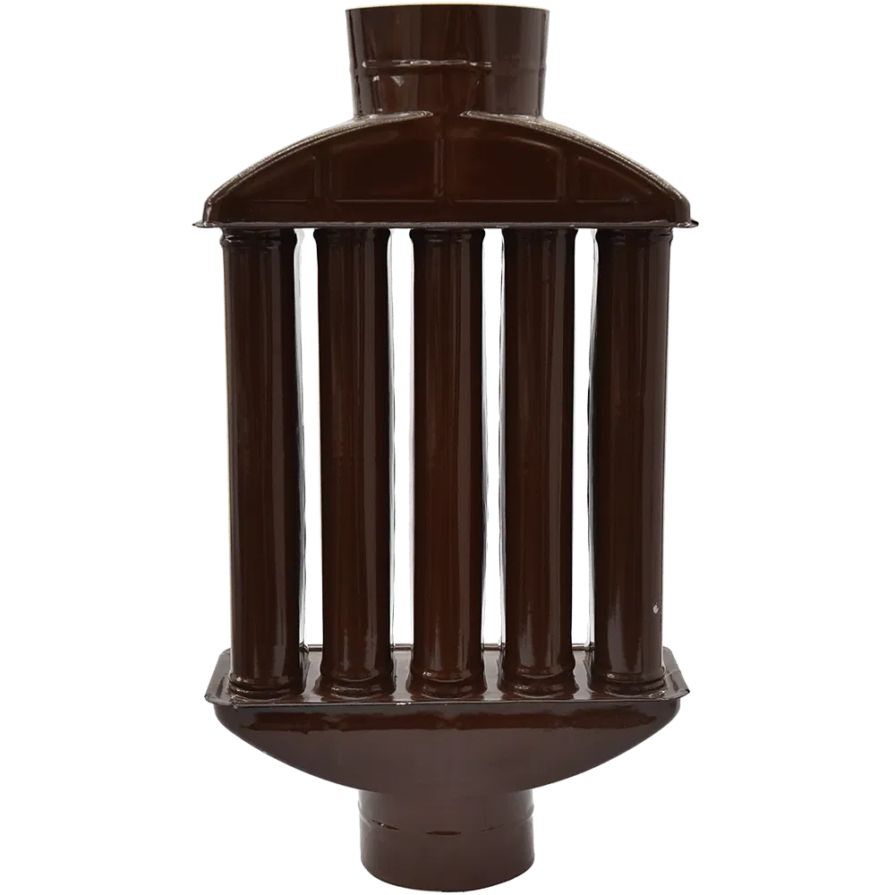 Recuperator caldura emailat, maro mat, D: 130 mm