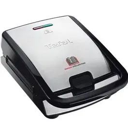 Sandwich maker Tefal Fast Food Collection SW854D16, 700 W (Inox/Negru)