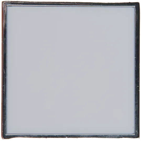 Buton cu insertie Arma BR 172, metal, 25 x 32 mm, crom - alb