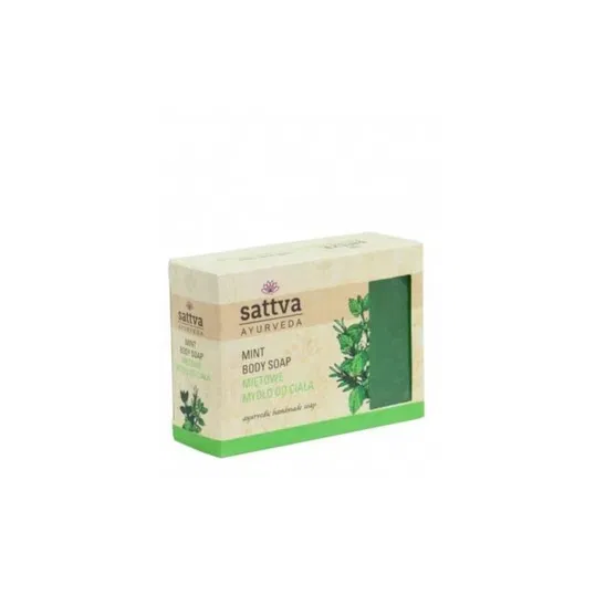 Sapun cu glicerina si menta, 125g – Sattva Ayurveda