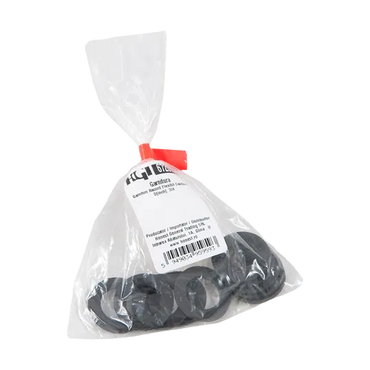 Garnitura racord flexibil, cauciuc, negru, 3/4 inch, 10 bucati