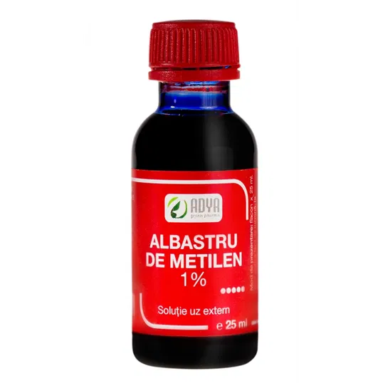 Albastru de metilen 1%, 25 ml, Adya Green
