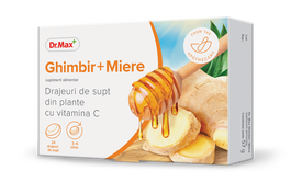 Dr. Max Drajeuri ghimbir + miere, 24 drajeuri