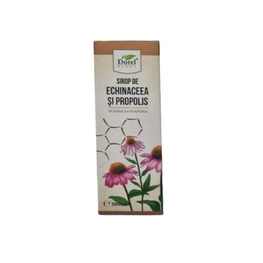 Sirop de echinaceea si propolis, 200 ml, Dorel Plant
