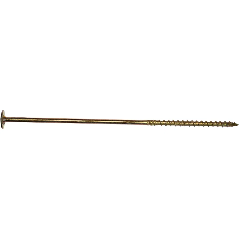 Surub dulgherie cap plat tip WKCP, otel zincat galben, TX40, 8 x 220 mm