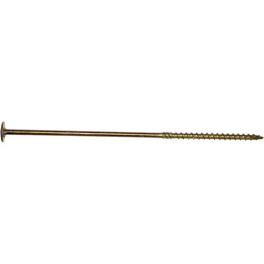 Surub dulgherie cap plat tip WKCP, otel zincat galben, TX40, 8 x 220 mm